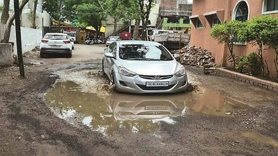 The worst is yet to come... Monsoon isn’t in yet, but Bhopal roads lie cratered