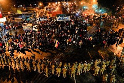 Hundreds of indigenous protesters enter Ecuador capital Quito