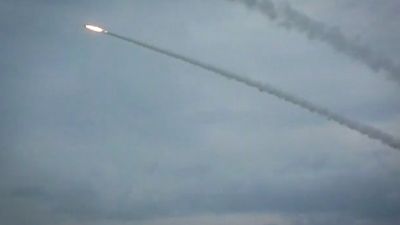 Russian Missiles Take Out Buildings And Military Vehicles