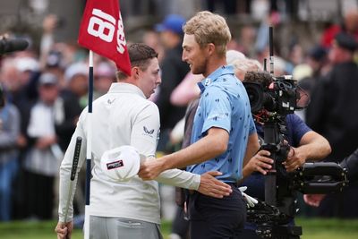 Will Zalatoris gives touching message to Matt Fitzpatrick’s father on 18th green after US Open finale