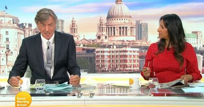 ITV Good Morning Britain's Richard Madeley says he 'will calm down' after slamming fists on desk