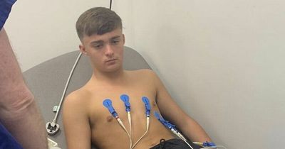 Mum says teen son 'almost died' as lung burst inhaling laughing gas at festival