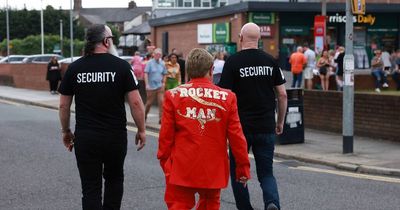 'Elton John's' appearance at Anfield petrol station explained