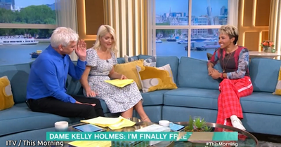 Phillip Schofield cries as Dame Kelly Holmes admits she 'didn't want to be here'