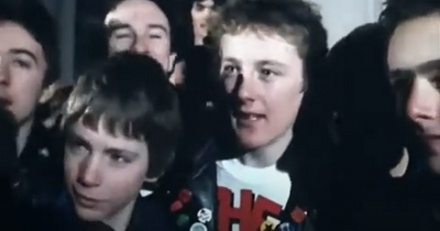 Groups of young Edinburgh Clash fans appear in priceless 1980 footage