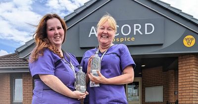 Hospice supporters raise a glass to latest anniversary venture thanks to special gin