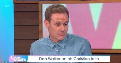 Dan Walker is ‘grounded’ by his faith, as he tells Loose Women that he’ll never work on Sundays