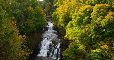 The beauty spot with waterfall less than an hour from Glasgow picked out as being among the best in the UK