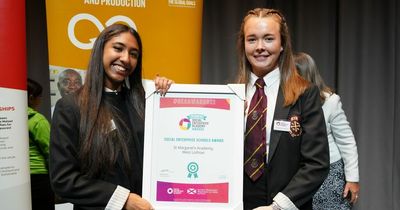 Two West Lothian schools recognised at national award ceremony in Edinburgh for social enterprise work