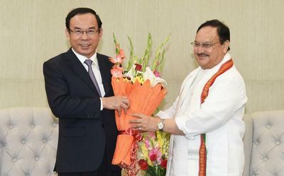 Communist leader from Vietnam meets BJP chief J.P. Nadda