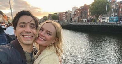 Kate Bosworth and Justin Long share loved-up snap by the River Liffey