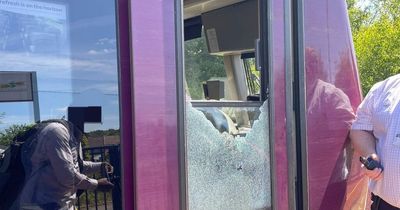 BBC One Sherwood: Disturbing comparisons made by passengers as object hits train window near Newstead