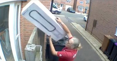 Shopper enraged after DPD driver chucks £655 PS5 and £350 Dyson Fan over 6ft fence