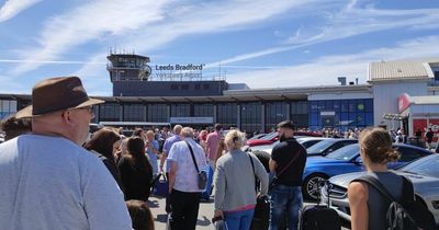 Leeds Bradford Airport evacuated with passengers 'queuing outside airport for hours'