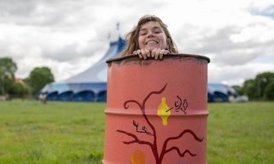 ‘What more fun can you have in a field?’: the bin painters of Glastonbury