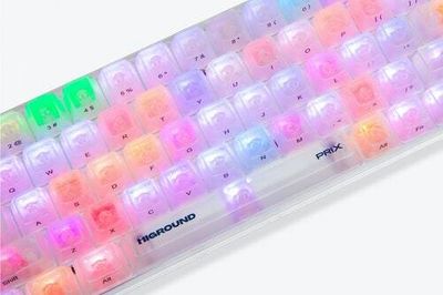 Higround’s see-through keyboard has major Game Boy Color vibes