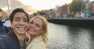 Kate Bosworth and Justin Long pose for loved-up pic by the River Liffey
