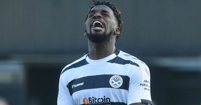 Tomi Adeloye in heartfelt message to Ayr United fans as striker confirms Somerset Park exit