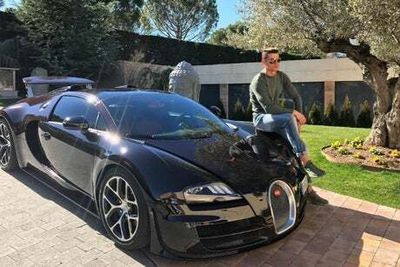 Cristiano Ronaldo’s £1.7m Bugatti Veyron damaged in crash