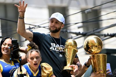 Tens of thousands salute triumphant Warriors in San Francisco