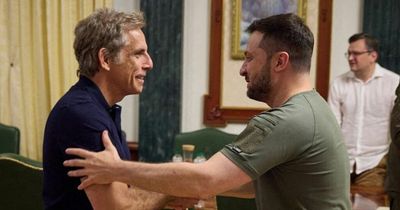 Ben Stiller meets 'hero' President Zelensky in war-torn Ukraine after visiting refugees