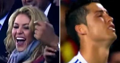 Shakira brutally mocked Cristiano Ronaldo but was left red-faced just five minutes later