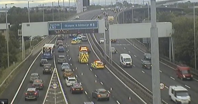 Accident on M8 near to Glasgow Airport sparks chaos for commuters