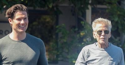 Calvin Klein, 79, and boyfriend Kevin Baker, 34, enjoy lunch date in Hollywood