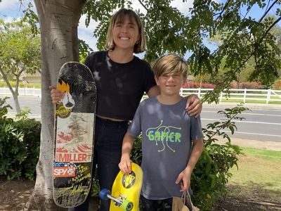 A teacher in Hawaii is rehoming surfboards and skateboards to underprivileged kids