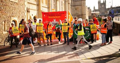 Rail strikes: Temple Meads workers say 'enough is enough' as they join picket line