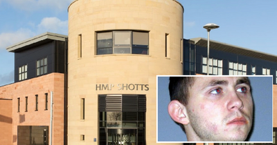 Murderer bit female officer and brandished pool cue during disturbance at Lanarkshire jail