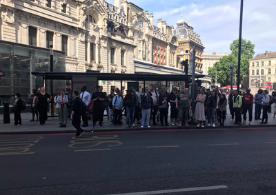 ‘It’s been horrible’: Commuter chaos as Londoners brave rail and Tube strikes to get to work