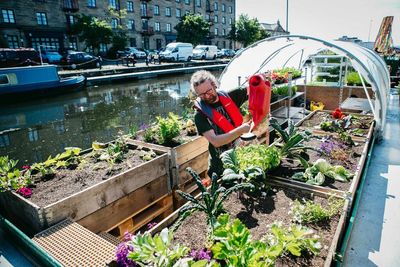 Futuristic 'floating garden' to tour Scotland's canal network
