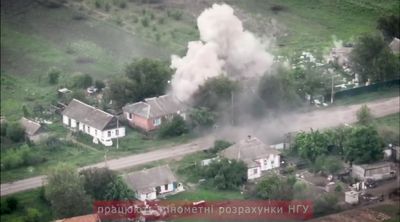 National Guard Bombs Russian Shelters And Military Equipment