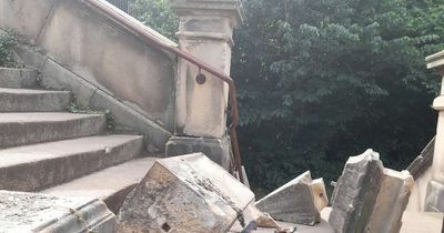 Historic Edinburgh bridge pillar toppled in possible vandalism incident