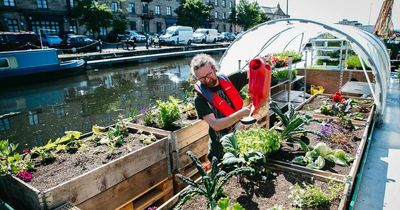 Unique floating garden to tour Scots canals - here is where and when to see it