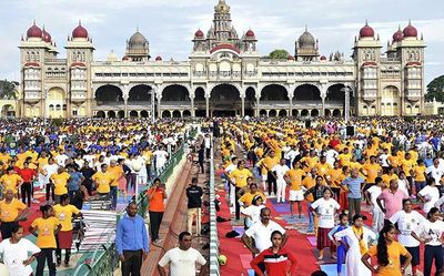 Mysuru’s Yoga Day part of ‘Guardian Yoga Ring’