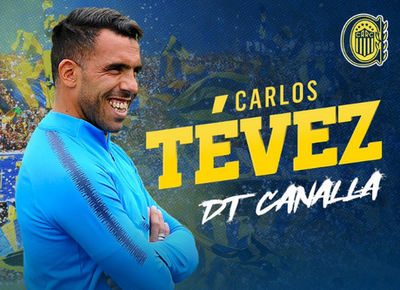Carlos Tevez takes first manager’s job and hires his three brothers to form Rosario Central coaching staff