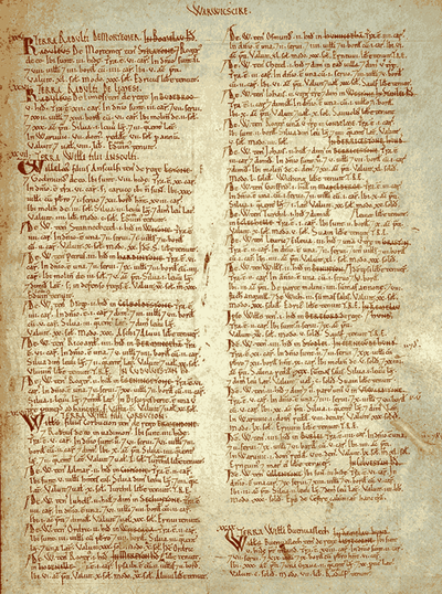 New research shows a trusted Norman monk was behind Domesday Book