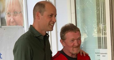 Prince William spends 40th birthday visiting Big Issue seller who showed him the ropes