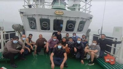 Karnataka: Indian Coast Guard rescues 15 Syrian mariners in distress
