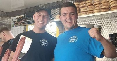 Steelworker and engineer quit work to run a burger van and now have two shops