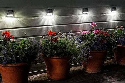 Best solar fence lights to brighten up your garden on summer nights