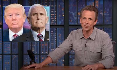 Seth Meyers on Pence: ‘That clueless guy you date who could not understand you were dumping him’