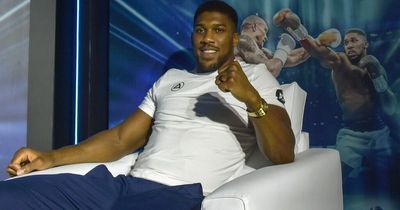 Anthony Joshua brands himself the "comeback king" ahead of Oleksandr Usyk rematch