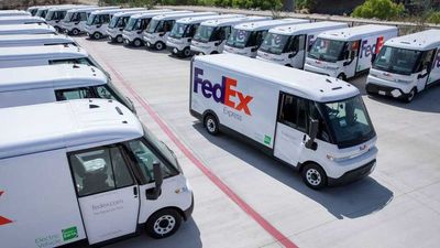 GM's BrightDrop Delivers First 150 Zevo 600 Electric Vans To FedEx