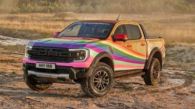 Ford Very Gay Ranger Raptor Makes Colorful Debut At Goodwood
