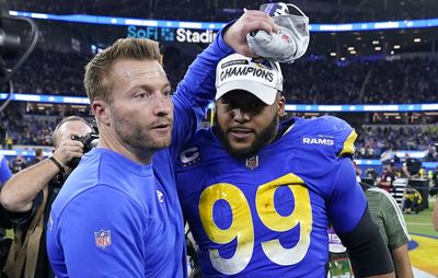Sean McVay didn’t know Aaron Donald was weighing retirement until after Super Bowl LVI
