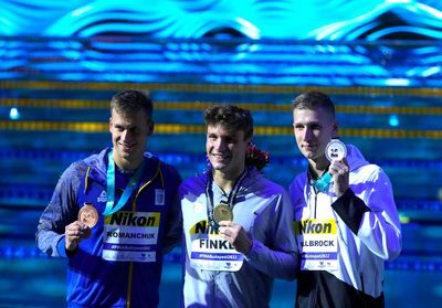 Romanchuk wins medal in pool while father fights in Ukraine