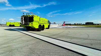 Official: Plane fire at Miami airport, 3 minor injuries